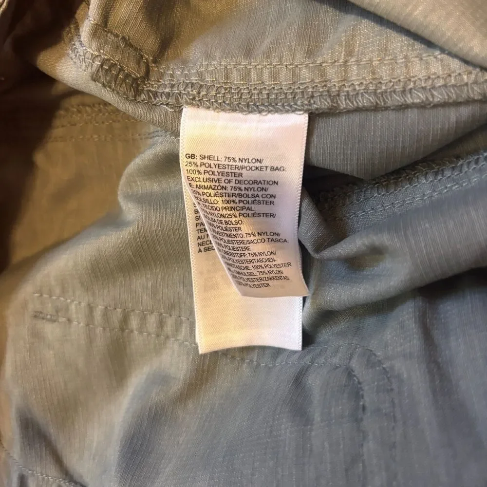 THE NORTH FACE Never Stop Shorts Womens Size 4 Gray Outdoor Hiking Pockets Zip